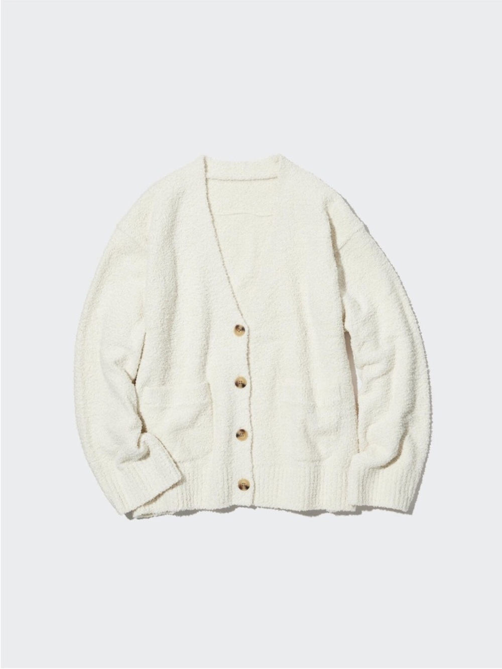 Uniqlo Soft Fluffy Long Sleeve Cardigan